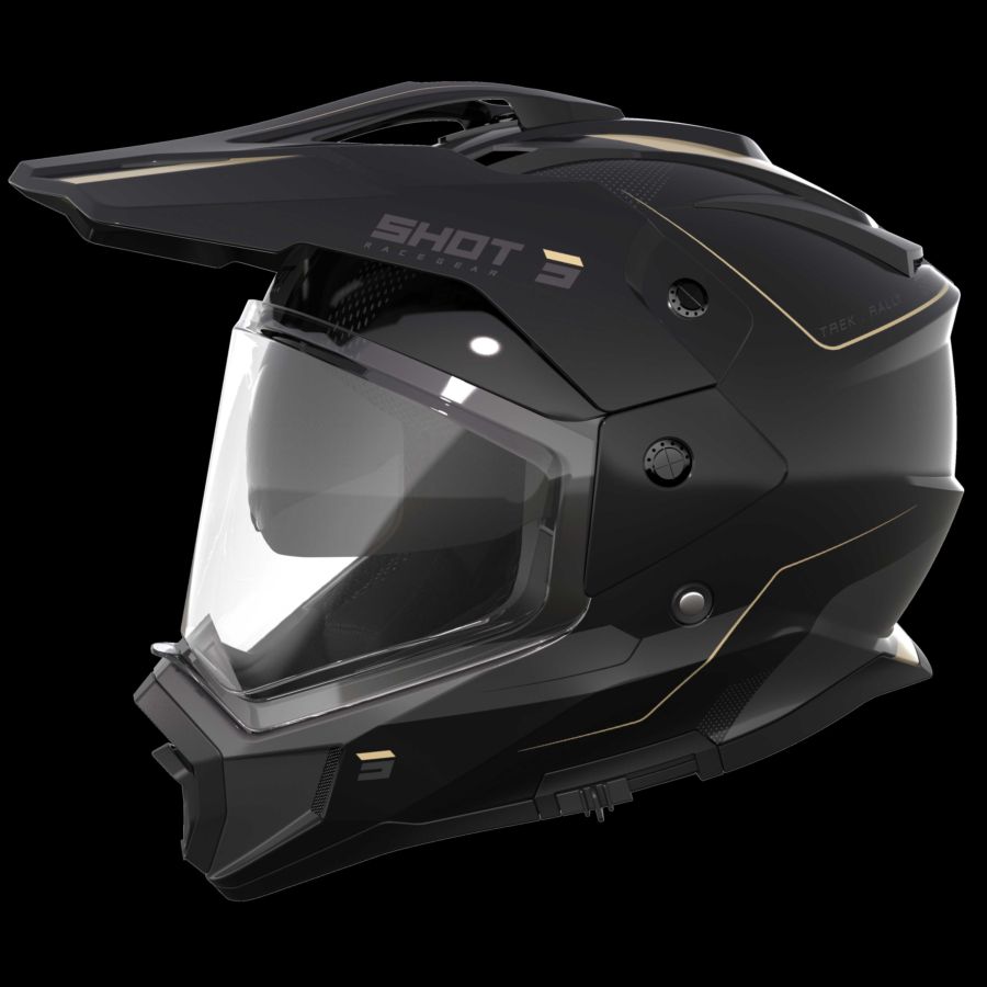 Kask SHOT TREK MAX VISION RALLY BK_SAND_GLOSSY M
