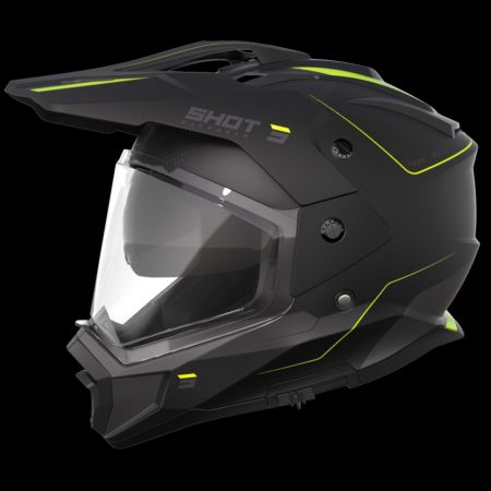 Kask SHOT TREK MAX VISION RALLY BK_NEO_YELL_MATT L