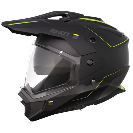 Kask SHOT TREK MAX VISION RALLY BK_NEO_YEL_MAT 2XL