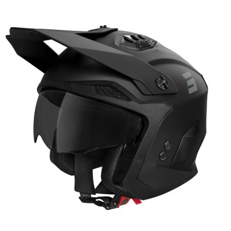 Kask SHOT DROP SOLID BLACK_MATT L