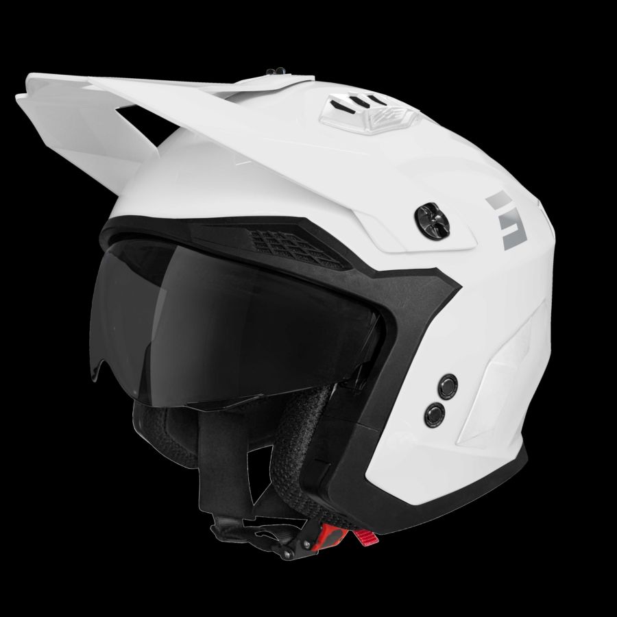 Kask SHOT DROP SOLID WHITE_GLOSSY S