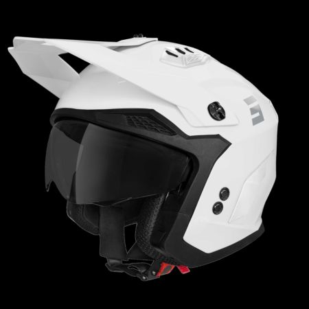 Kask SHOT DROP SOLID WHITE_GLOSSY L