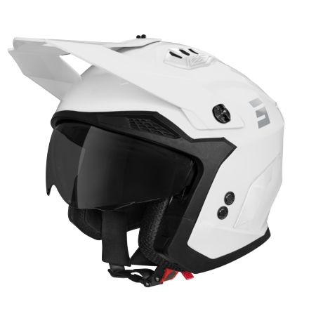 Kask SHOT DROP SOLID WHITE_GLOSSY L