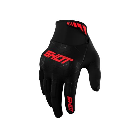 Rękawiczki SHOT DRIFT SPIDER RED 09