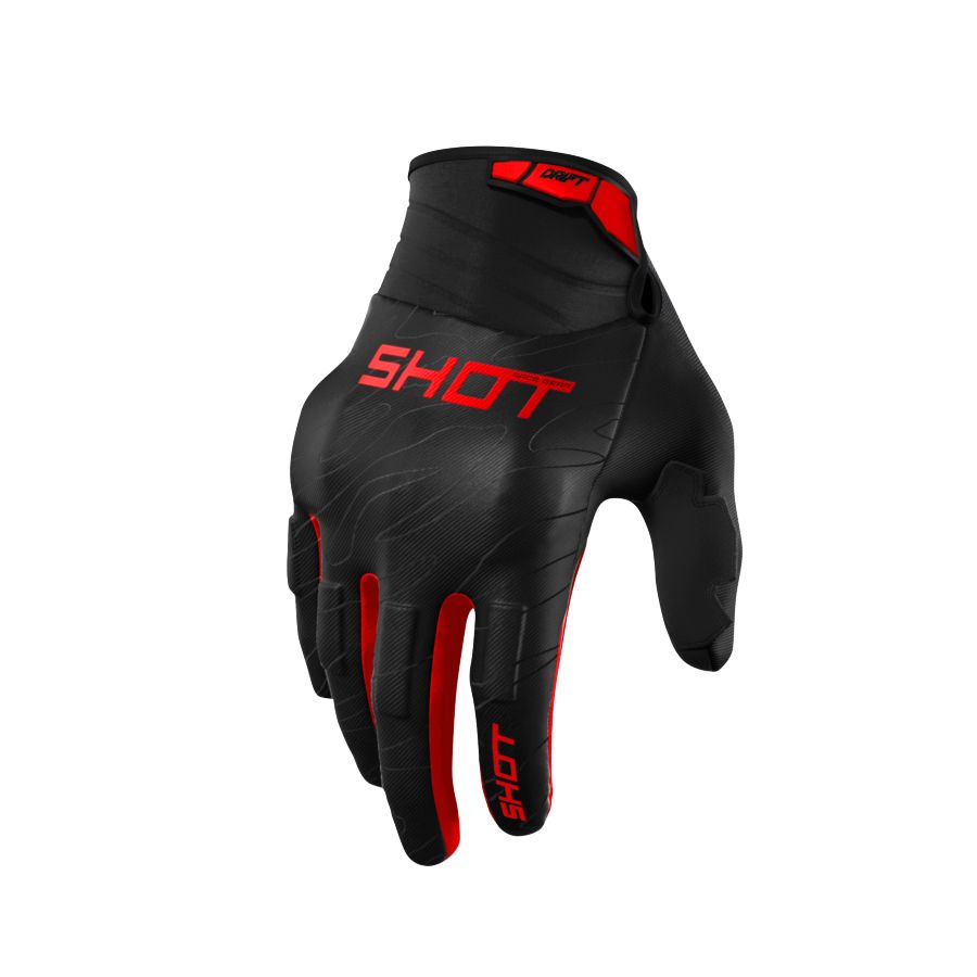 Rękawiczki SHOT DRIFT ONYX RED 12