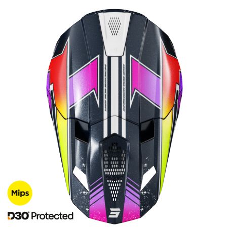 Kask SHOT LITE RACING BLUE_NEON_YELLOW_PEARLY XS