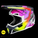 Kask SHOT LITE RACING BLUE_NEON_YELLOW_PEARLY S