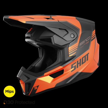 Kask SHOT LITE S10 ORANGE_MATT XL