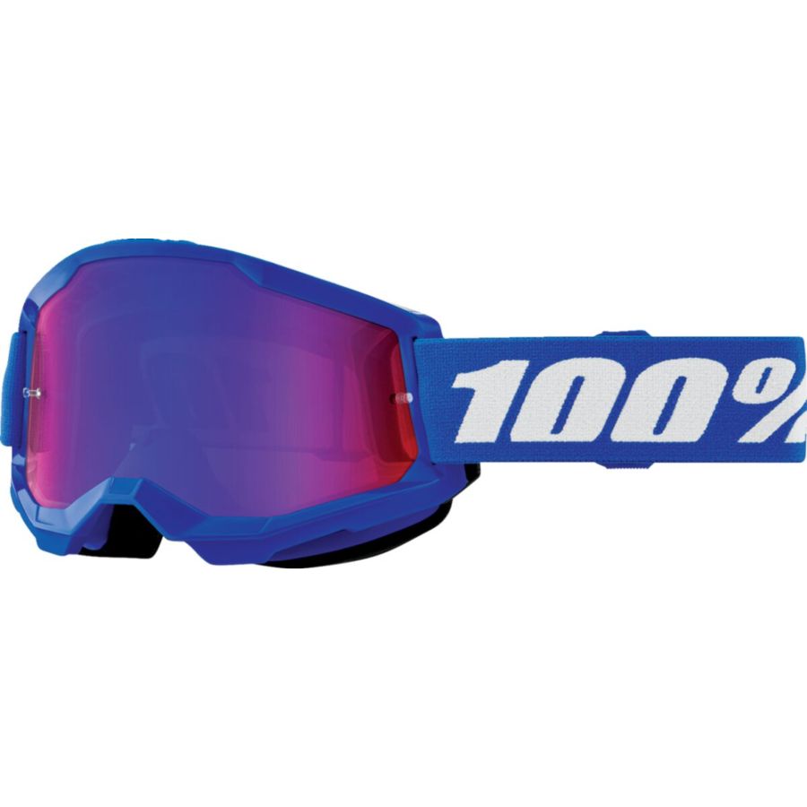 Gogle 100% STRATA 2 JR blue mr rd/bl