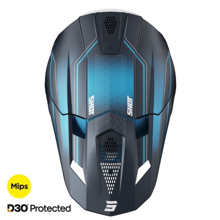 Kask SHOT LITE CHALLENGER BLUE_MATT L
