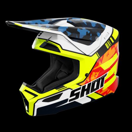 Kask SHOT FURIOUS FLASH BLUE_NEON_YELLOW_GLOSSY S