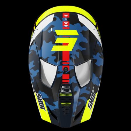 Kask SHOT FURIOUS FLASH BLUE_NEON_YELLOW_GLOSSY M
