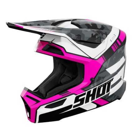 Kask SHOT FURIOUS FLASH PINK_GLOSSY XL