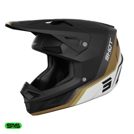 Kask SHOT SPEED ATOMIC GOLD_MATT S