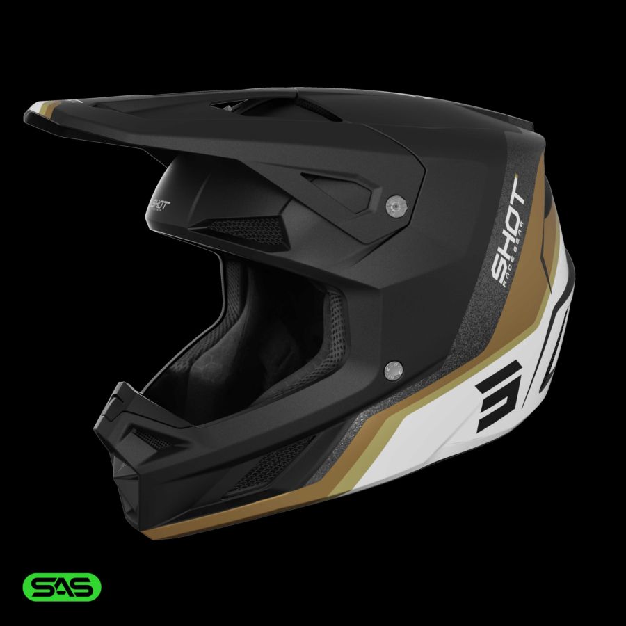 Kask SHOT SPEED ATOMIC GOLD_MATT L