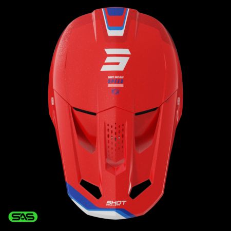 Kask SHOT SPEED ATOMIC RED_PEARLY XL