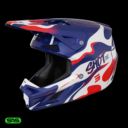 Kask SHOT SPEED BEAST BLUE_RED_PEARLY XL