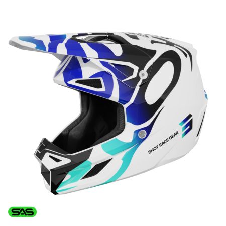 Kask SHOT SPEED GHOST BLUE_GLOSSY S