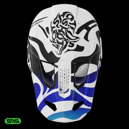 Kask SHOT SPEED GHOST BLUE_GLOSSY S