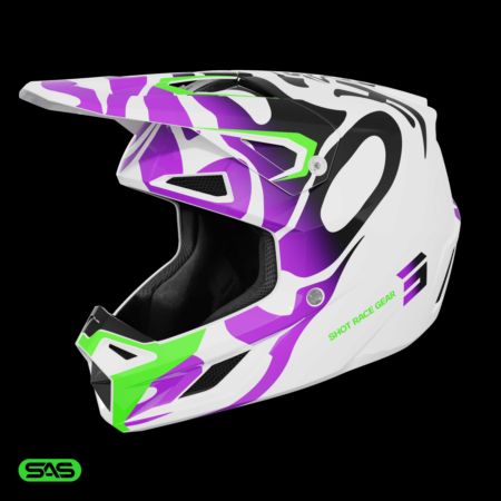 Kask SHOT SPEED GHOST PURPLE_GLOSSY M