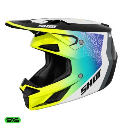 Kask SHOT SPEED HYBRID NEON_YELLOW_GLOSSY XL
