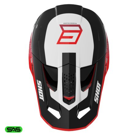 Kask SHOT SPEED HYBRID RED_GLOSSY XL