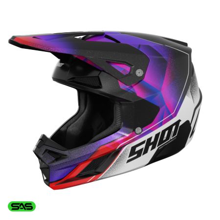 Kask SHOT SPEED OLYMP PURPLE_PEARLY M