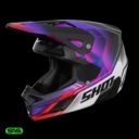 Kask SHOT SPEED OLYMP PURPLE_PEARLY XL