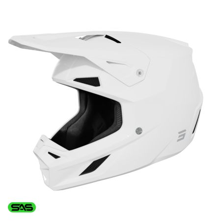 Kask SHOT SPEED SOLID WHITE_GLOSSY M