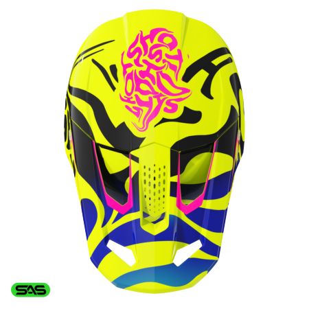 Kask SHOT SPEED KID GHOST NEON_YELLOW_GLOSSY YS