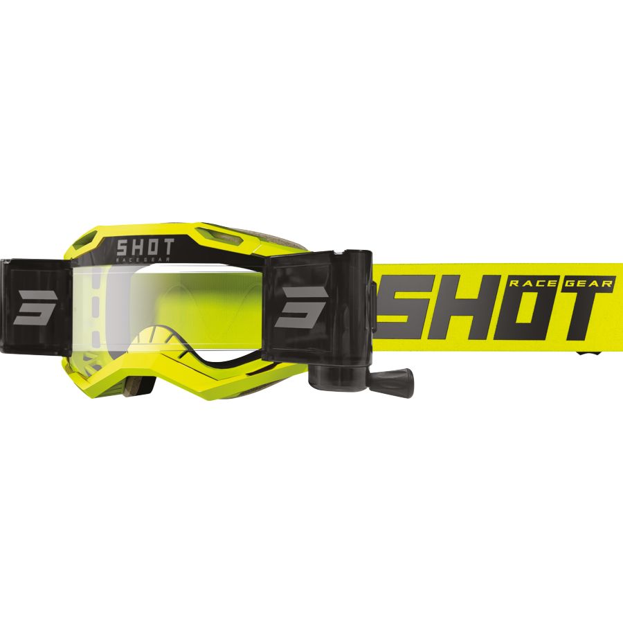Gogle SHOT IRIS 2.0 ROLL-OFF SOLID_NEO_YELL_GLOSSY