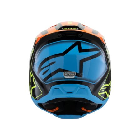 Kask ALPINESTARS yth sm3 fray blk/or/yl