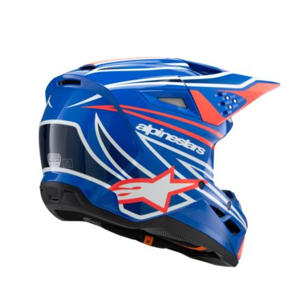 Kask ALPINESTARS yth sm3 wurx blue/red/w