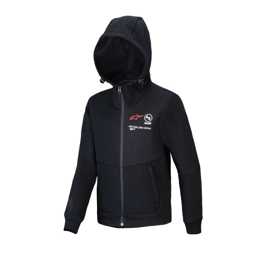 Fleece yth racer MX black xl