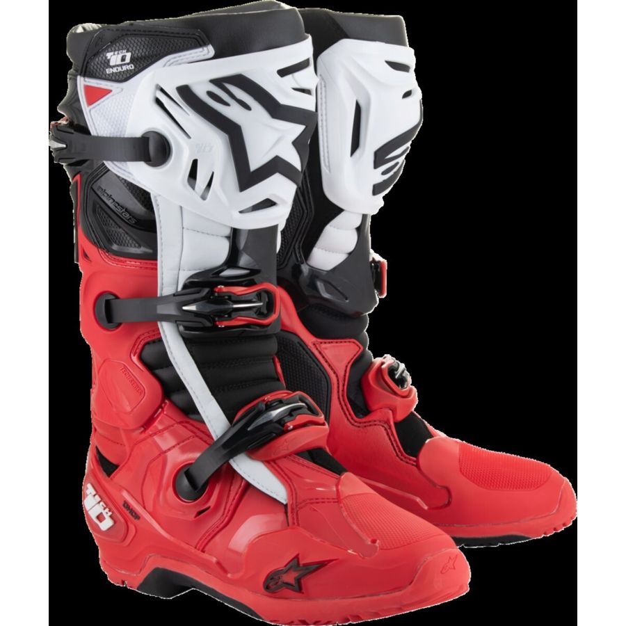 Buty tech 10 Enduro rd/bk/wh 9