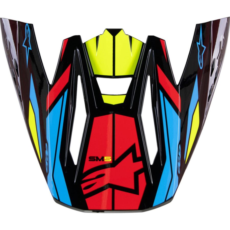 Daszek kasku ALPINESTARS SM5 ACT2 black/yellow/red