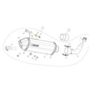 Podkładka tłumika AKRAPOVIC APRILIA RSV4 1000 ABS