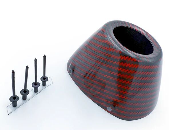 Końcówka/Zaślepka FMF 4.1 Carbon-RED