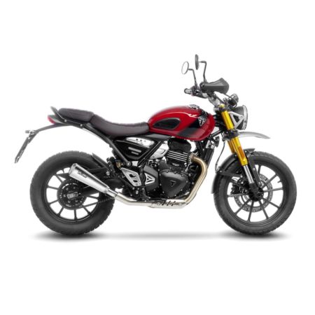 Tłumik slip-on LEOVINCE GP ONE TRIUMPH SCRAMBLER