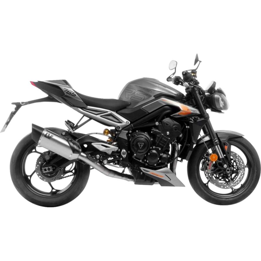 Kompletny układ wydechowy LEOVINCE LV-14 R TRIUMPH