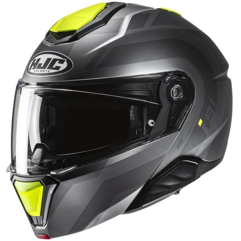 Kask HJC I91 arven grey/yellow 57-58  M