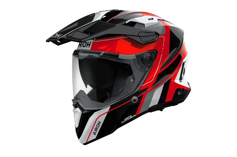 Kask AIROH COMMANDER 2 red gloss L