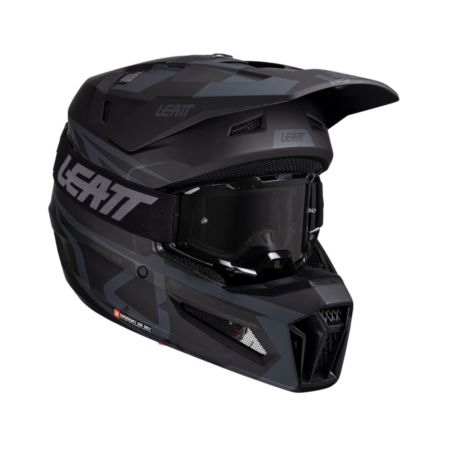 Kask z goglami LEATT MOTO 3.5 VIZION V25 stealth S