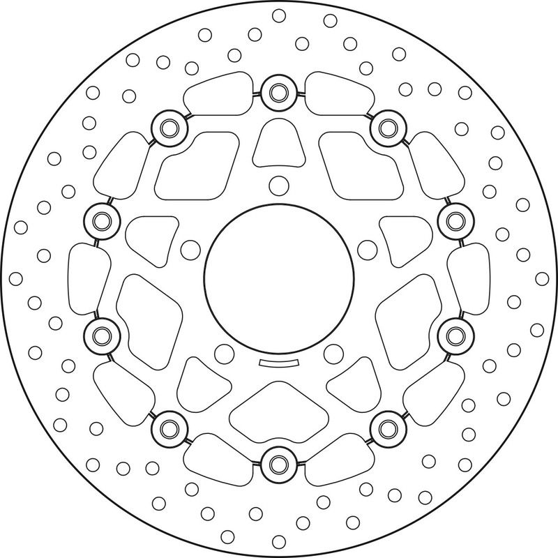 Tarcza hamulcowa BREMBO KAWASAKI ER-6F