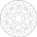 Tarcza hamulcowa BREMBO HONDA CBR600F