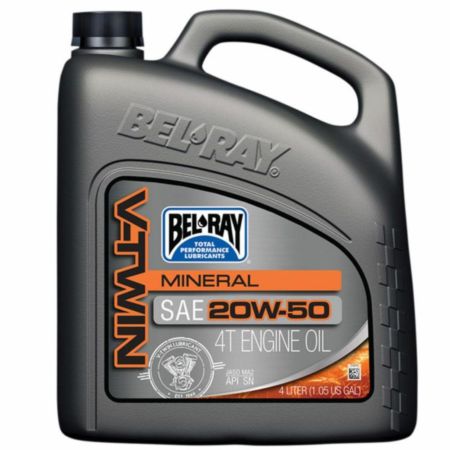 Olej BEL-RAY V-twin 20w50 mineralny 4L