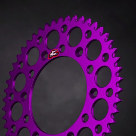 Zębatka aluminiowa tył RENTHAL PURPLE 520 49T