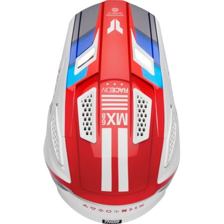 Kask THOR FLEET DEFY WHITE/RED/BLUE XS