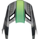 Daszek kasku THOR YOUTH FLEET CAMBER BLACK/GREEN