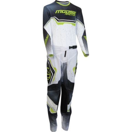 Spodnie MOOSE OFFROAD YOUTH QUALIFIER WH/BK/GN 18